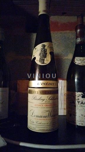 Vin Blanc sec Cuvée Sainte Catherine Domaine Weinbach 2015 France Alsace Grand Cru