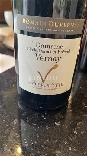 Valle del Rodano Côte-rôtie Domaine Gisèle, Daniel, et Roland Vernay 2017