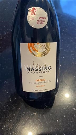 Champagne Šampanské Grand Cru Louis Massing Operis Neročník