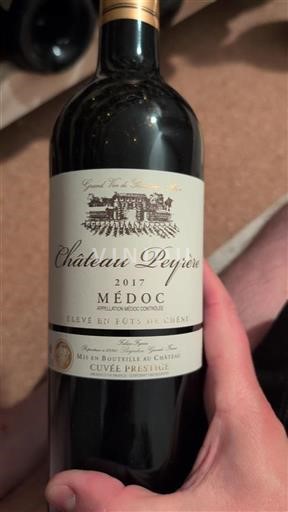 Bordeaux Médoc Château Peyrère Prestige 2017
