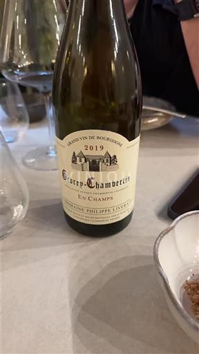 Bourgogne Gevrey-chambertin Domaine Philippe Livera En Champs 2019