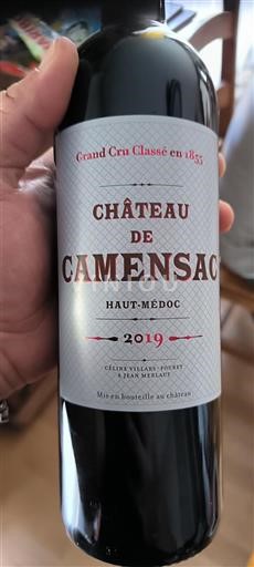 Bordeaux Haut-Médoc Grand Cru Château Camensac 2019