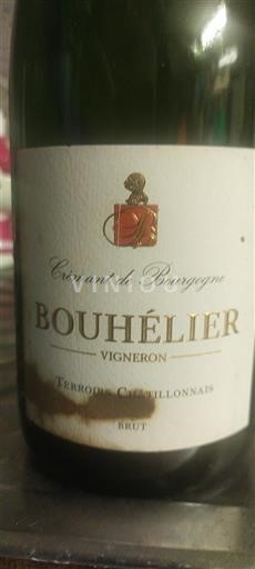 Bourgogne Crémant de Bourgogne Domaine Bouhélier Terroirs Châtillonnais Ikke årgangsbestemt