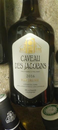 Jura Côtes du Jura Caveau des Jacobins Vin Jaune 2016