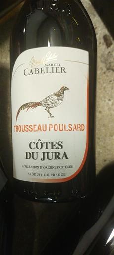 Jura Côtes-du-jura Marcel Cabelier Trousseau Poulsard 2021