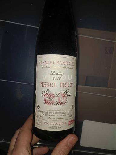 Alsace Alsace Grand Cru Grand Cru Pierre Frick Grand Cru Steinert 2012