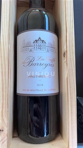 Bordéus Haut-Médoc Château Barreyres La Griffe de Barreyres 2018