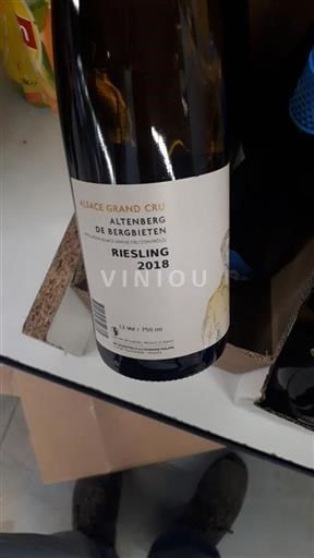 Vin Blanc sec Domaine Philippe 2018 France Alsace Riesling AOC Grand Cru hve