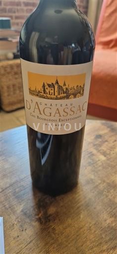 Bordeaux Haut-Médoc Cru Bourgeois Exceptionnel Château Agassac 2022