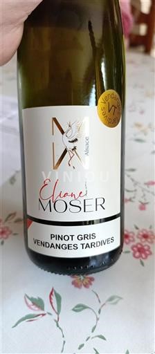 Elzas Vendanges Tardives Eliane Moser Pinot Gris Vendanges Tardives 2007