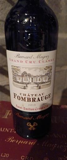 Bordeaux Saint-Émilion Grand Cru Grand Cru Château Fombrauge 2018