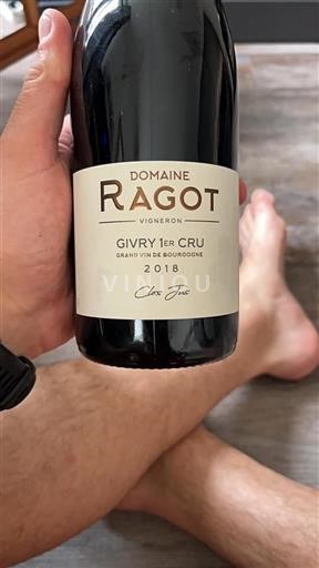 Bourgondië Niet gespecificeerd Premier Cru Domaine Ragot Clos Jus 2018