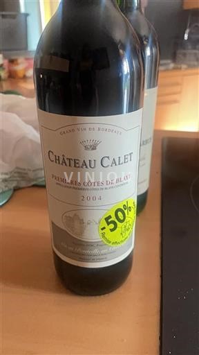 Bordéus Não especificado Château Calet 2004
