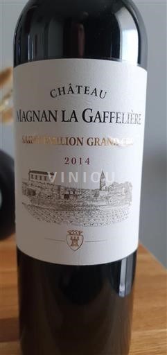 Bordeaux Saint-Émilion Grand Cru Grand Cru Château Magnan La Gaffelière 2014