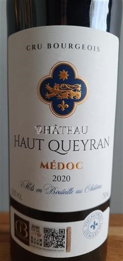 Bordeaux Médoc Cru Bourgeois Château Haut Queyran 2020