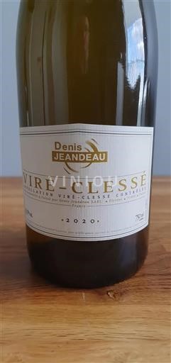Bourgondië Viré-Clessé Denis Jeandeau 2020