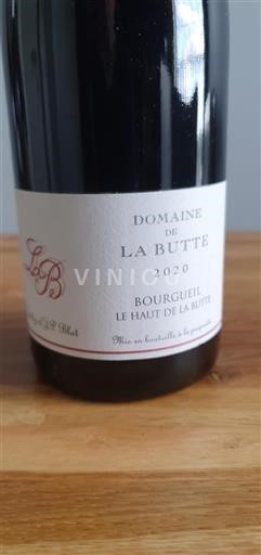 Valle della Loira Bourgueil Domaine La Butte Le Haut de la Butte 2020