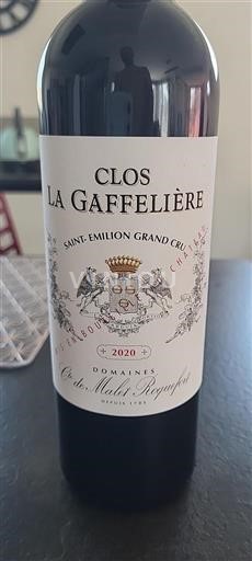 Bordeaux Saint-Émilion Grand Cru Clos La Gaffelière 2020