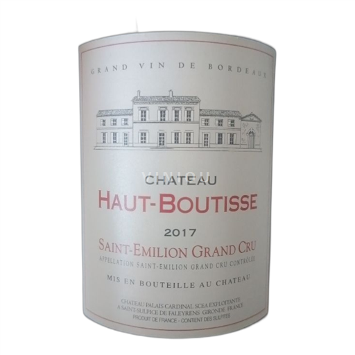 Bordeaux Saint-Émilion Grand Cru Château Haut-Boutisse 2017