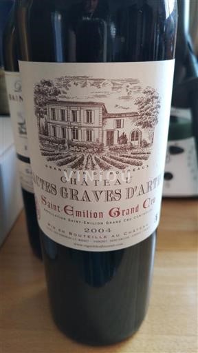 Bordeaux Saint-Émilion Grand Cru Château Hautes Graves Arthus 2004