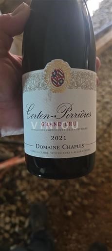 Burgund Corton Grand Cru Domaine Chapuis 2021