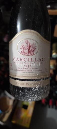 Sydvestfrankrig Marcillac Vignerons du Vallon Réservée 2012