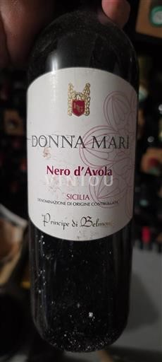Sicily Principe di Belmonte Donna Mari 2018