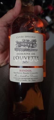 Provence Bandol Domaine L'Olivette Spéciale 2021