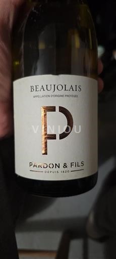 Beaujolais Pardon & Fils 2016