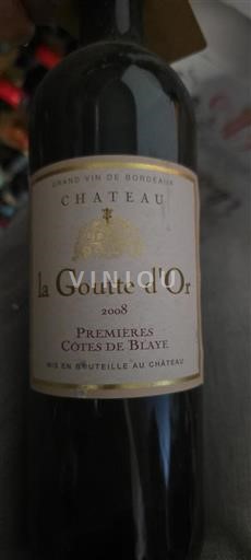 Bordeaux Non specificato Château La Goutte Or 2008