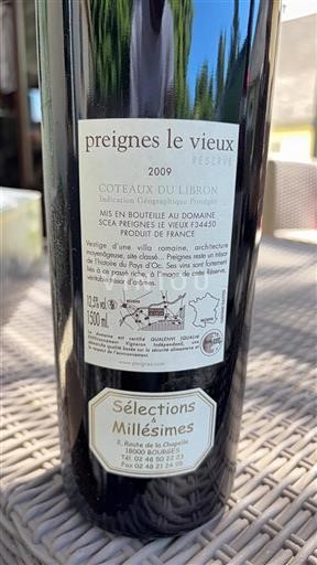 Provence, Unteres Rhônetal, Korsika Coteaux du Verdon Preignes le Vieux Réserve 2009