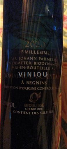 Vaud La Côte DOC Domaine La Capitaine 2020