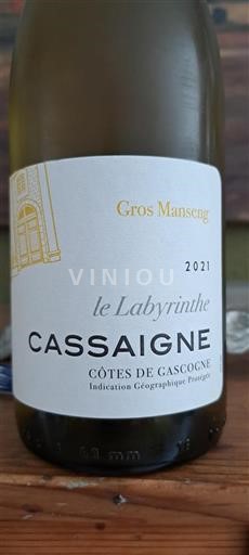 Sydvestfrankrig Côtes de Gascogne Cassaigne Le Labyrinthe 2021