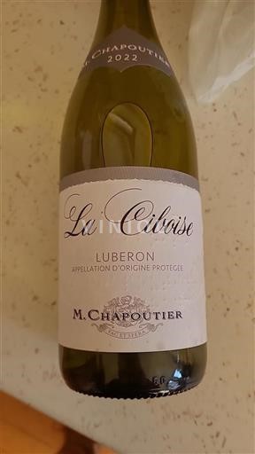 Vin Blanc sec La Ciboise M. Chapoutier 2022 France Vallée du Rhône Luberon