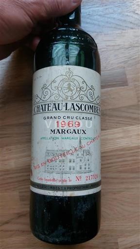 Bordeaux Margaux Grand Cru Château Lascombes 1969