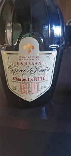 Champaña Champán Charles Lafitte Orgueil de France 2024