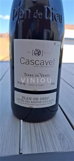 Vallée du Rhône Côtes-du-rhône-villages Cascavel Terre de Vents 2017