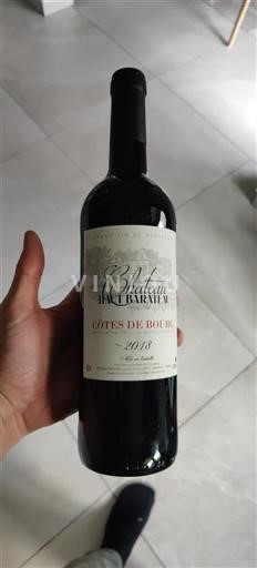Bordeaux Côtes-de-bourg Château Haut Barateau 2018