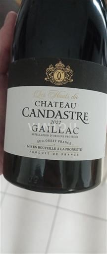 South West Gaillac Château Candastre Les Hauts du 2020