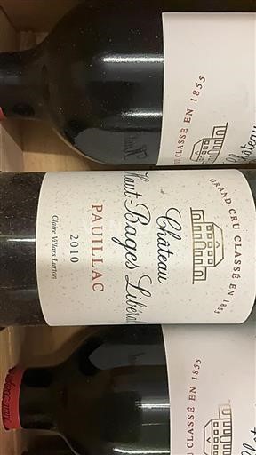 Bordeaux Pauillac Grand Cru Haut-Bages Libéral 2010