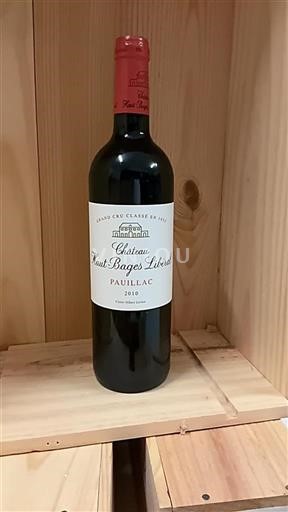 Bordeaux Pauillac Grand Cru Haut-Bages Libéral 2010