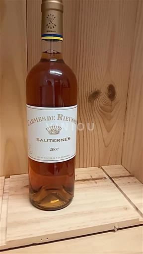 Burdeos Sauternes Carmes de Rieussec 2007