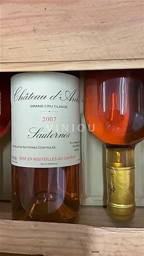 Bordeaux Sauternes Grand Cru Arche 2007