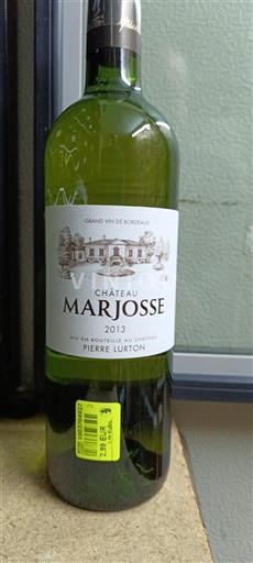 Bordeaux Château Marjosse 2013