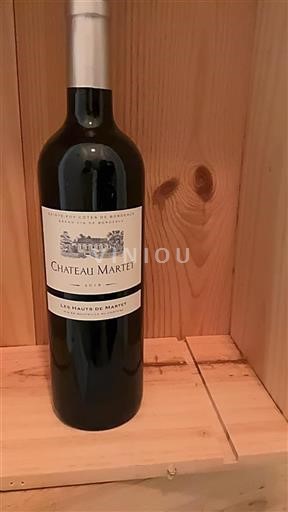 Bordeaux Ospecificerad Château Martet Les Hauts de Martet 2018