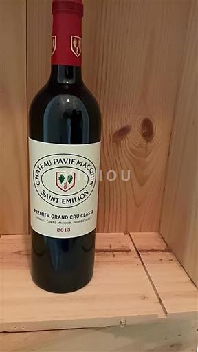 Bordeaux Saint-Émilion Premier Grand Cru Classé Pavie Macquin 2013