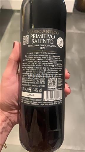 Apulia Wines Alezio Masso Antico 2024