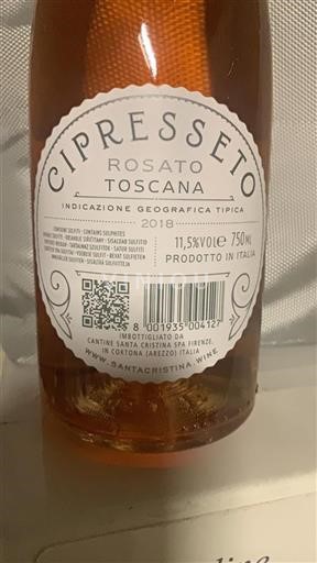 Toscane Santa Cristina Cipresseto 2018