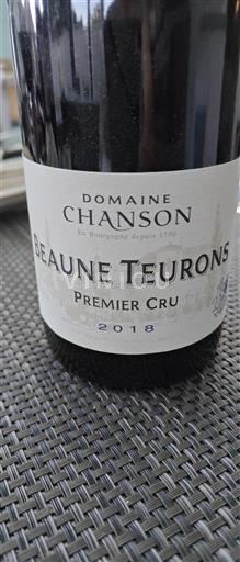 Borgogna Beaune Premier Cru Chanson Beaune Teurons 2018