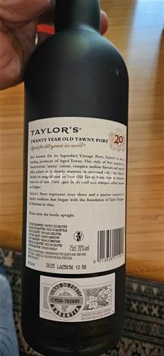 Portugal Portvin Taylor's Twenty Year Old Tawny Port Icke årgångsbetecknad